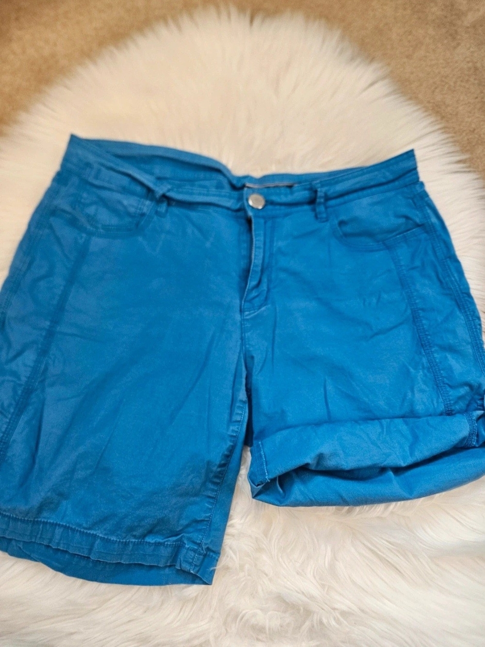 DKNY Bright Blue Women's Bermuda Shorts